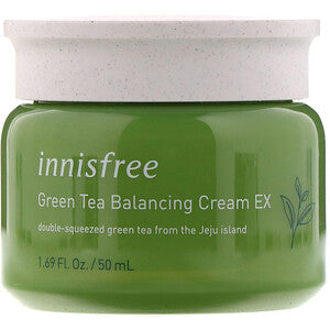 
            
                Load image into Gallery viewer, [INNISFREE] GREEN TEA BALANCING CREAM EX (50ml)
            
        