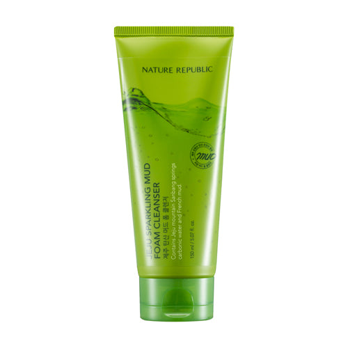 
            
                Load image into Gallery viewer, [NATURE REPUBLIC] JEJU SPARKLING MUD FOAM CLEANSER (150ml)
            
        