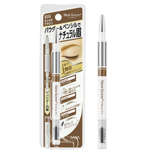 [SANA] NEW BORN EYEBROW MASCARA & PENCIL - B8 ASH BROWN