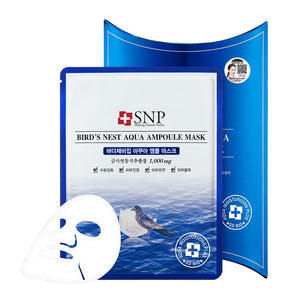 [SNP] BIRD'S NEST AQUA AMPOULE SHEET MASK (10 SHEETS)