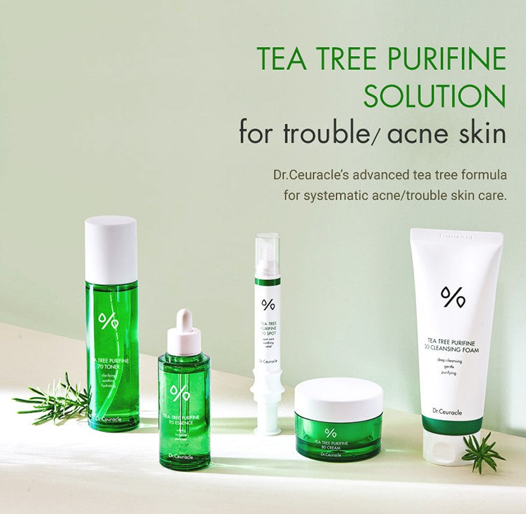 
            
                Load image into Gallery viewer, % DR. CEURACLE TEA TREE PURIFINE 30 CLEANSING FOAM (150ml)
            
        